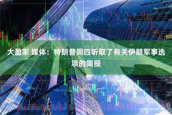 大盈家 媒体：特朗普周四听取了有关伊朗军事选项的简报